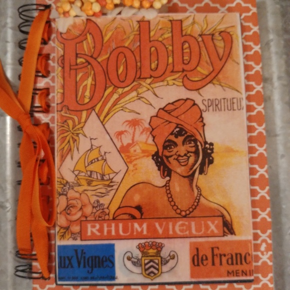 Wire Bound Handcrafted Handmade Hard Cover Journal - Picture 5 of 6